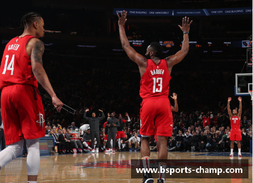 b体育火箭力克尼克斯，哈登砍下42分——引爆赛场的超级得分秀