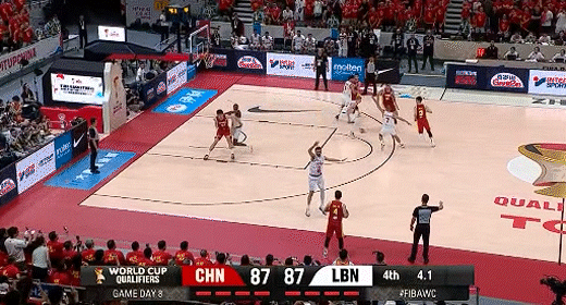 中国男篮89-87险胜黎巴嫩，杨瀚森绝杀&19+9，廖三宁18分