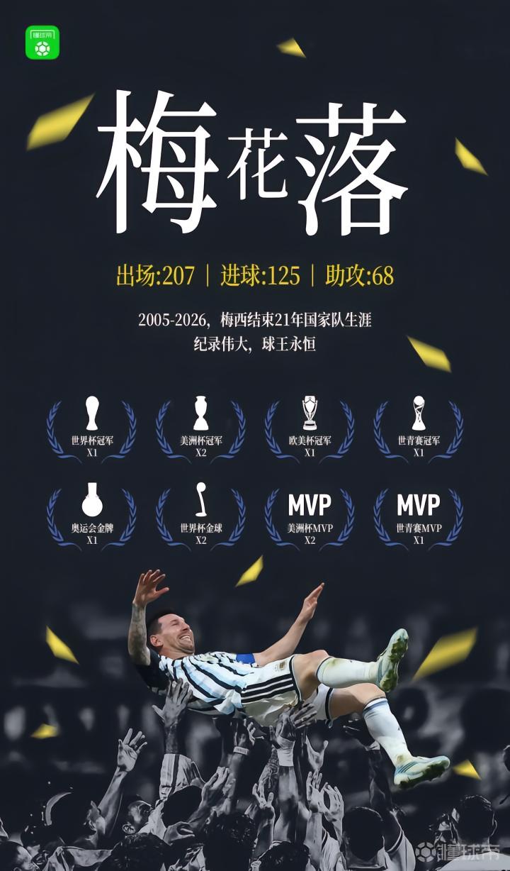 梅花落：梅西的传奇生涯落幕